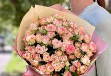 Букет из кустовых роз: особенности выбора